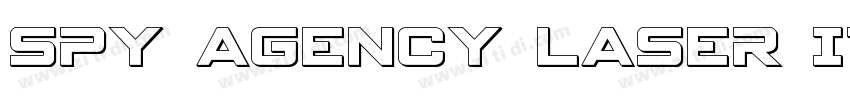 Spy Agency Laser It字体转换